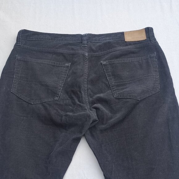 Denver Hayes corduroy casual pants men's size 36X30 black colour straight leg - Picture 4 of 14